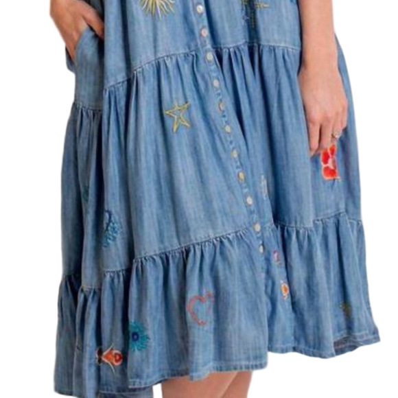 117. NWT WOMENS KYLA SEO S (FIT L) DETAIL DRESS - Picture 6 of 6